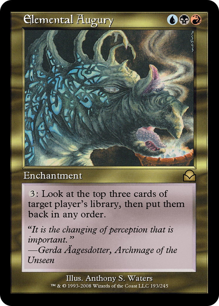 Image of Elemental Augury (ME2-193) - Masters Edition II Foil