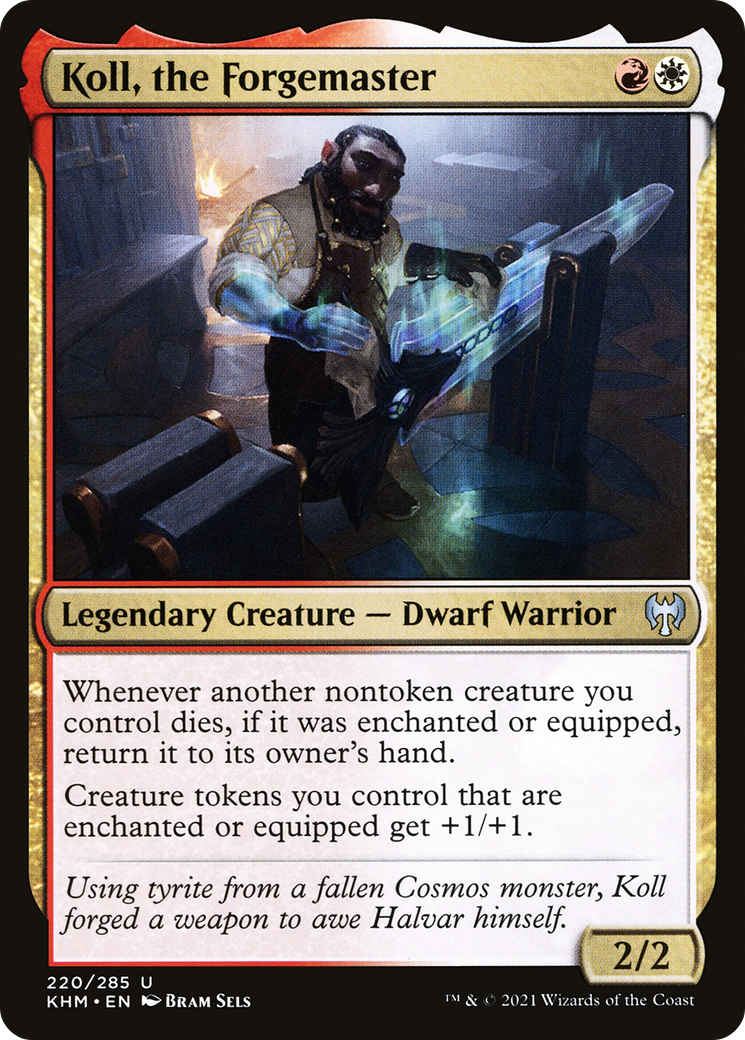 Image of Koll, the Forgemaster (KHM-220) - Kaldheim Foil