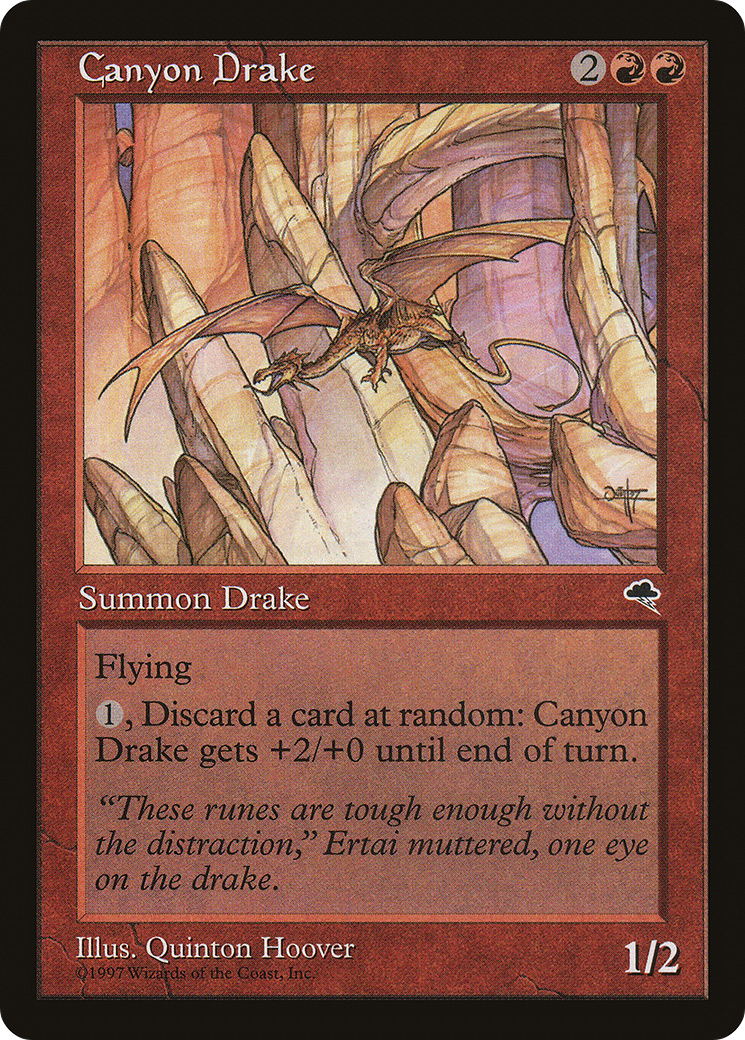 Image of Canyon Drake (TMP-166) - Tempest