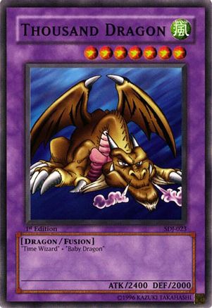 Image of Thousand Dragon (SDJ-023) - Starter Deck: Joey 1st Edition