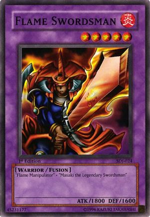 Image of Flame Swordsman (SDJ-024) - Starter Deck: Joey 1st Edition