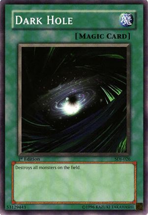 Image of Dark Hole (SDJ-026) - Starter Deck: Joey 1st Edition