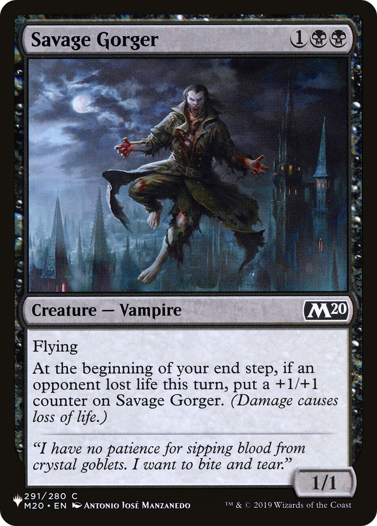 Image of Savage Gorger (LIST-M20-291) - The List