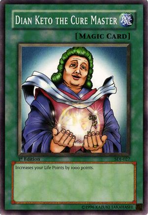 Image of Dian Keto the Cure Master (SDJ-027) - Starter Deck: Joey 1st Edition