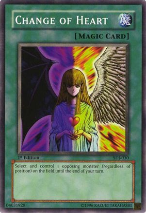 Image of Change of Heart (SDJ-030) - Starter Deck: Joey 1st Edition