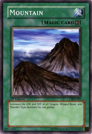 Image of Mountain (SDJ-037) - Starter Deck: Joey 1st Edition