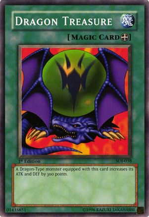 Image of Dragon Treasure (SDJ-038) - Starter Deck: Joey 1st Edition