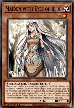Image of Maiden with Eyes of Blue (LDS2-EN006) - Legendary Duelists: Season 2 1st Edition