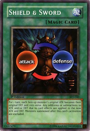 Image of Shield & Sword (SDJ-040) - Starter Deck: Joey Unlimited