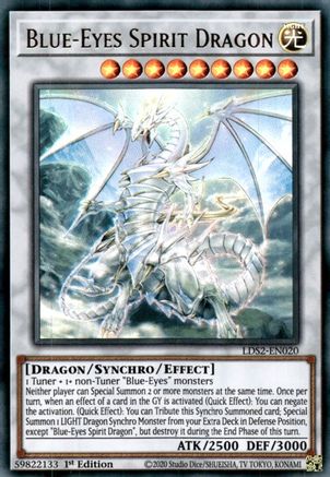 Image of Blue-Eyes Spirit Dragon (LDS2-EN020) - Legendary Duelists: Season 2 1st Edition