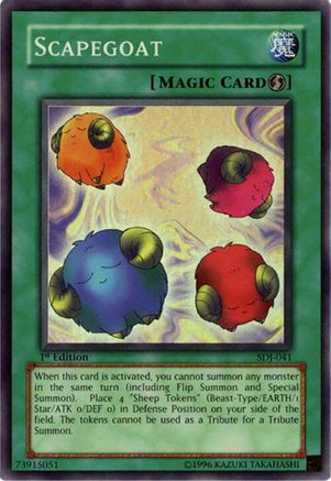 Image of Scapegoat (SDJ-041) - Starter Deck: Joey 1st Edition