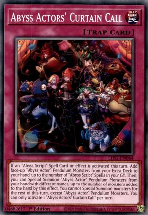 Image of Abyss Actors' Curtain Call (LDS2-EN064) - Legendary Duelists: Season 2 1st Edition
