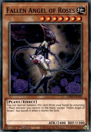 Image of Fallen Angel of Roses (LDS2-EN103) - Legendary Duelists: Season 2 1st Edition