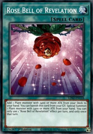 Image of Rose Bell of Revelation (LDS2-EN118) - Legendary Duelists: Season 2 1st Edition
