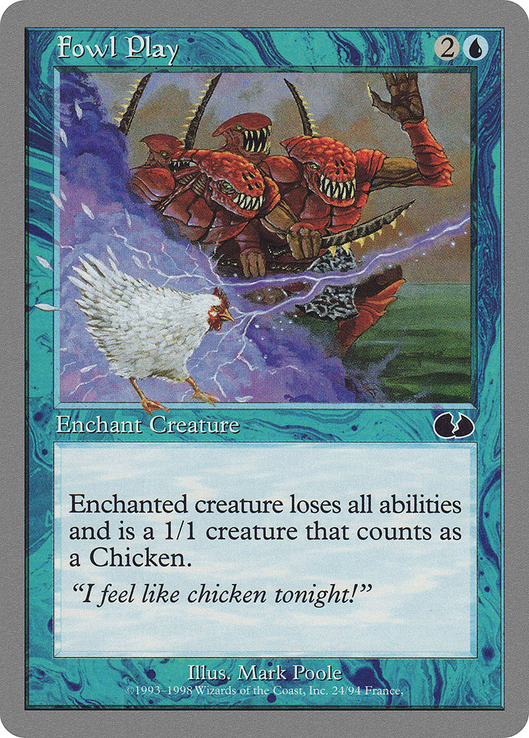 Image of Fowl Play (UGL-024) - Unglued