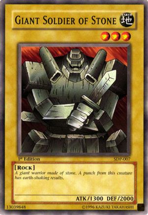 Image of Giant Soldier of Stone (SDP-007) - Starter Deck: Pegasus 1st Edition