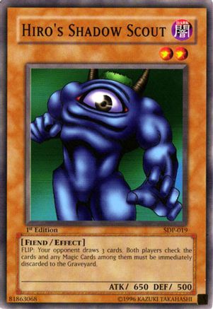 Image of Hiro's Shadow Scout (SDP-019) - Starter Deck: Pegasus 1st Edition