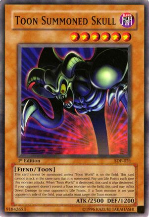 Image of Toon Summoned Skull (SDP-021) - Starter Deck: Pegasus Unlimited