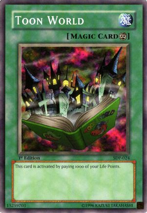 Image of Toon World (SDP-024) - Starter Deck: Pegasus 1st Edition