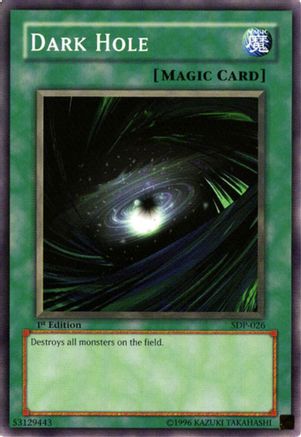 Image of Dark Hole (SDP-026) - Starter Deck: Pegasus 1st Edition