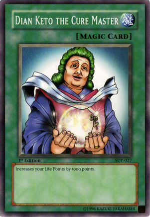 Image of Dian Keto the Cure Master (SDP-027) - Starter Deck: Pegasus 1st Edition