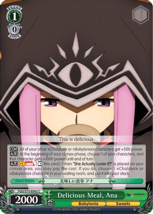 Image of Delicious Meal, Ana (FGO/S75-E042 C) - Fate/Grand Order Absolute Demonic Front: Babylonia