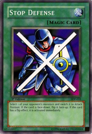 Image of Stop Defense (SDP-031) - Starter Deck: Pegasus 1st Edition