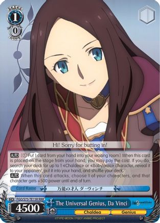Image of The Universal Genius, Da Vinci (RRR) (FGO/S75-TE15R RRR) - Fate/Grand Order Absolute Demonic Front: Babylonia