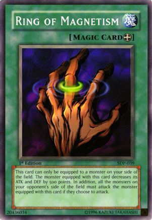 Image of Ring of Magnetism (SDP-039) - Starter Deck: Pegasus Unlimited