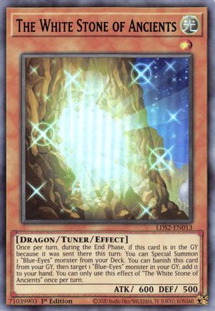 Image of The White Stone of Ancients (Blue) (LDS2-EN013) - Legendary Duelists: Season 2 1st Edition