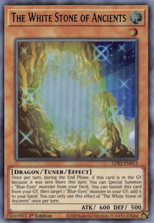 Image of The White Stone of Ancients (Green) (LDS2-EN013) - Legendary Duelists: Season 2 1st Edition