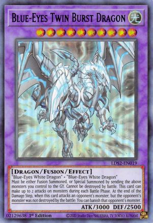 Image of Blue-Eyes Twin Burst Dragon (Purple) (LDS2-EN019) - Legendary Duelists: Season 2 1st Edition