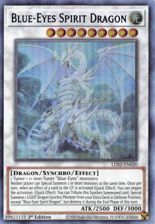 Image of Blue-Eyes Spirit Dragon (Purple) (LDS2-EN020) - Legendary Duelists: Season 2 1st Edition