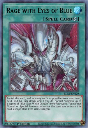 Image of Rage with Eyes of Blue (Green) (LDS2-EN029) - Legendary Duelists: Season 2 1st Edition