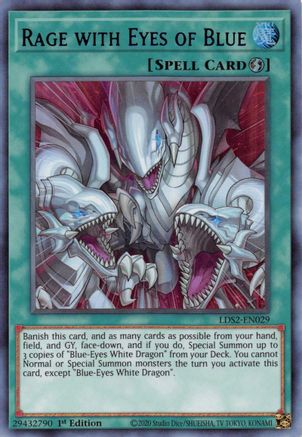 Image of Rage with Eyes of Blue (Purple) (LDS2-EN029) - Legendary Duelists: Season 2 1st Edition