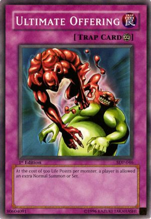 Image of Ultimate Offering (SDP-046) - Starter Deck: Pegasus 1st Edition