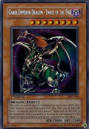 Image of Chaos Emperor Dragon - Envoy of the End (IOC-000) - Invasion of Chaos 1st Edition