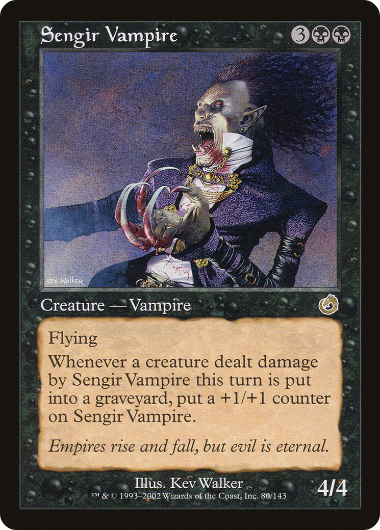 Image of Sengir Vampire (TOR-080) - Torment Foil