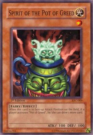 Image of Spirit of the Pot of Greed (IOC-009) - Invasion of Chaos Unlimited
