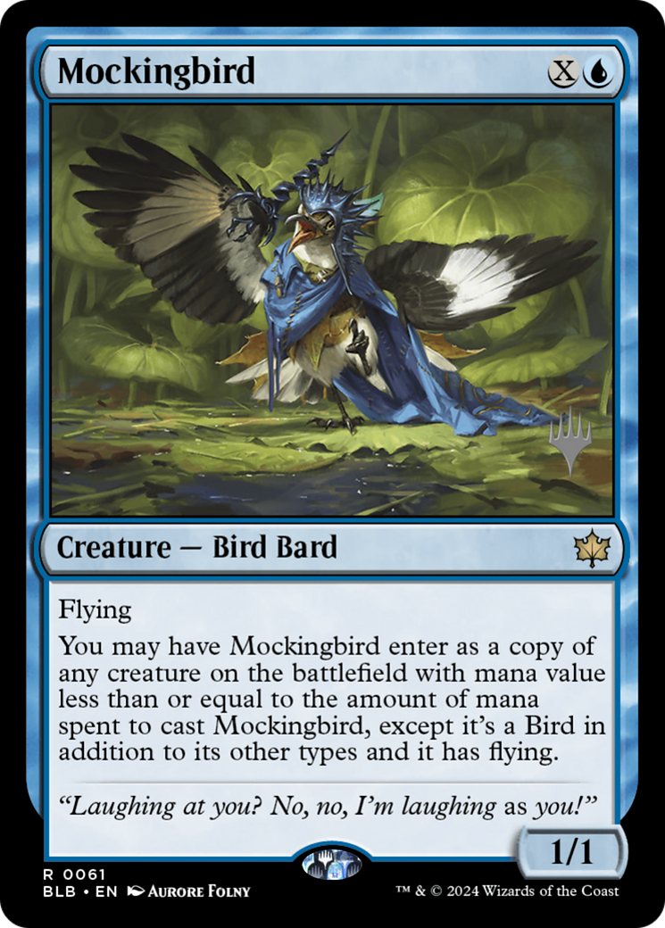 Image of Mockingbird (PPBLB-061) - Bloomburrow Promos