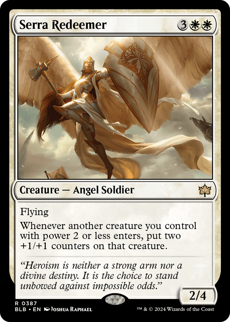 Image of Serra Redeemer (BLB-387) - Bloomburrow
