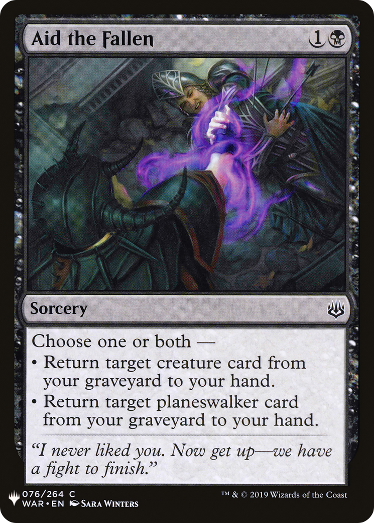 Image of Aid the Fallen (LIST-076) - The List
