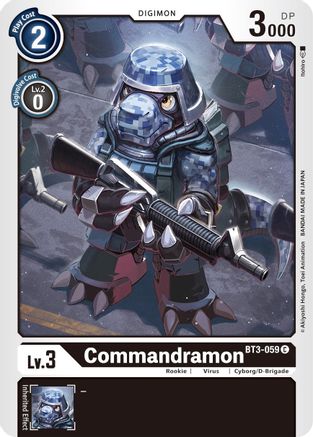 Image of Commandramon (BT3-059) - Release Special Booster 1.5