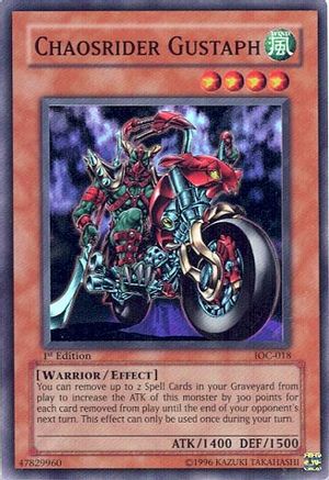 Image of Chaosrider Gustaph (IOC-018) - Invasion of Chaos Unlimited