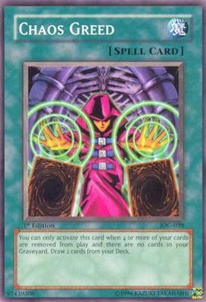 Image of Chaos Greed (IOC-038) - Invasion of Chaos Unlimited