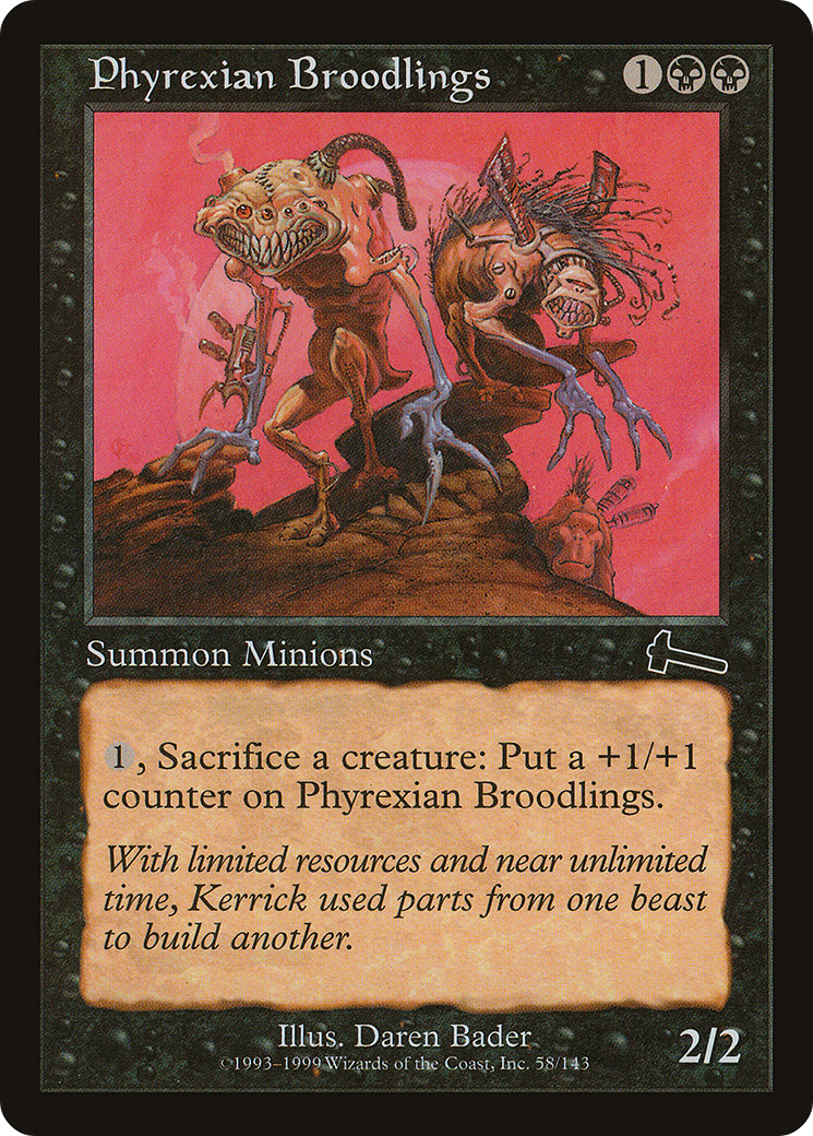 Image of Phyrexian Broodlings (ULG-058) - Urza's Legacy Foil