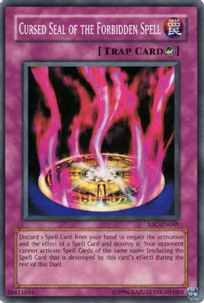 Image of Cursed Seal of the Forbidden Spell (IOC-049) - Invasion of Chaos Unlimited