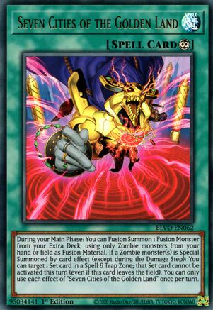 Image of Seven Cities of the Golden Land (BLVO-EN062) - Blazing Vortex 1st Edition