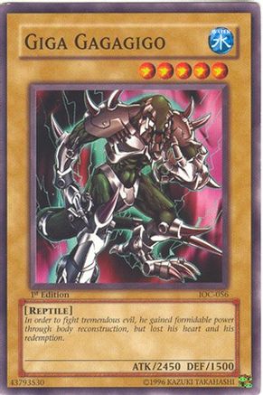 Image of Giga Gagagigo (IOC-056) - Invasion of Chaos 1st Edition