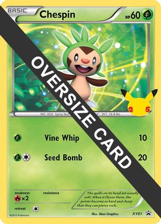 Image of Chespin XY01  First Partner Pack - Promo